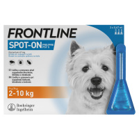 Frontline Spot On Dog S 2-10 kg 3 x 0.67 ml