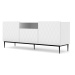 ARTBm TV stolek DIUNA 145 2D1K | bílá matná Provedení: Bílý mat / černá podnož