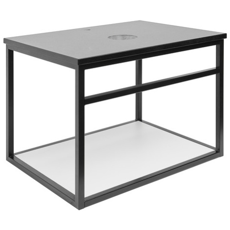 Konstrukce s žulovou krycí deskou Naturel Industrial 59x45x45 cm černá mat KONZOLEUM60BZ