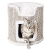 Odpočívadlo Trixie Ria Cat Tower světle šedé-přírodní 37cm