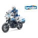 Bruder BWORLD policejní motocykl Ducati Scrambler s jezdcem