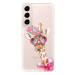 iSaprio Lady Giraffe pro Samsung Galaxy S22 5G