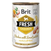 Brit Fresh Brit Dog Fresh konzerva Chicken with Sweet Potato 400g