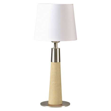 HerzBlut HerzBlut Conico stolní lampa bílá, dub, 44cm