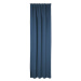 Dekorační zatemňující závěs s řasící páskou MILANO 300 modrá 140x300 cm (cena za 1 kus) MyBestHo