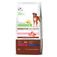 Natural Trainer No grain medium/maxi vepřové granule 12 kg