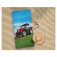 Plážová osuška, Červený traktor