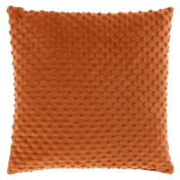 Sametový dekorační polštářek KAAT 45x45 cm, oranžový