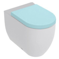Kerasan FLO WC kombi mísa 36x60cm, spodní/zadní odpad, bílá