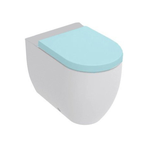 Kerasan FLO WC kombi mísa 36x60cm, spodní/zadní odpad, bílá