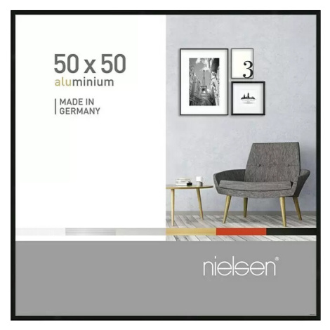 Rám na obraz Nielsen Pixel / 50 x 50 cm / hliník / sklo / černá