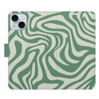 iSaprio Flip pouzdro Zebra Green 02 pro iPhone 15 Plus