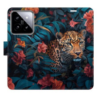 iSaprio Flip pouzdro Flower Jaguar 02 pro Xiaomi 14