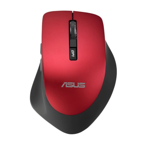 ASUS WT425/Ergonomická/Optická/Bezdrátová USB/Červená