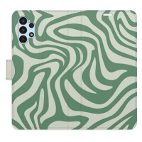 iSaprio Flip pouzdro Zebra Green 02 pro Samsung Galaxy A13 / A13 5G