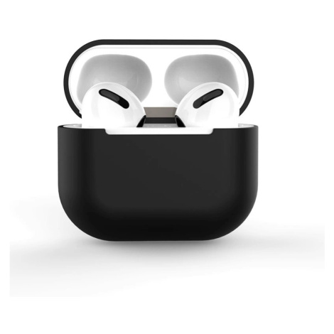 Pouzdro pro AirPods 3 silikonové měkké pouzdro na sluchátka černé (pouzdro C)