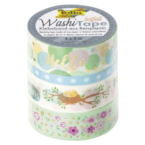 Washi Tape - dekorační lepící páska - 4 ks - JARO Bringmann - Folia Paper