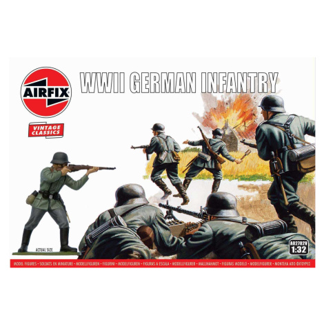 Classic Kit VINTAGE figurky A02702V - wiwi German Infantry (1:32) AIRFIX