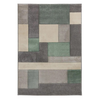 Flair Rugs koberce Kusový koberec Hand Carved Cosmos Mint/Grey/Cream - 200x290 cm