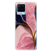 iSaprio Pink Blue Leaves pro Realme 8 / 8 Pro