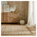 Flair Rugs koberce Kusový koberec Levi Chenille Jute Natural - 80x150 cm