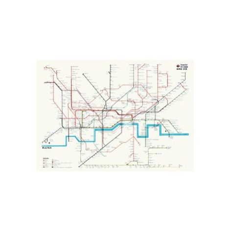 Mapa na zeď - Londýn, A2 MAAPPI