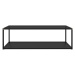 322903 vidaXL Coffee Table Black 120x60x35 cm Tempered Glass