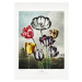 Ilustrace Tulips from The Temple of Flora (1807), Studio Collection, 30 × 40 cm