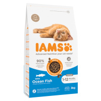 IAMS Advanced Nutrition Kitten s mořskou rybou - 3 kg