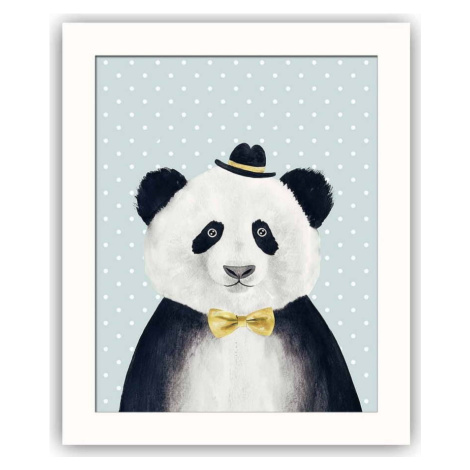 Dekorativní obraz Panda, 28,5 x 23,5 cm Wallity