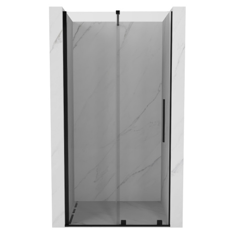 MEXEN/S Velar posuvné sprchové dveře 120, transparent, černá 871-120-000-01-70
