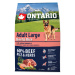 ONTARIO Dog Adult large beef & rice granule pro psy 2,25 kg