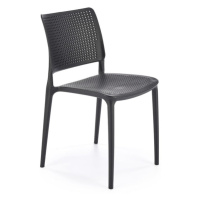 Plastová jídelní židle Capri černá