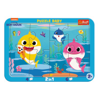 TREFL - Baby puzzle s rámečkem - Baby Shark