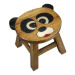 Dřevěná dětská stolička - PANDA TVAROVANÁ