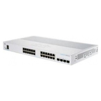 Cisco switch CBS250-24T-4X (48xGbE, 4xSFP+, fanless)