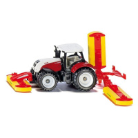 SIKU Traktor Steyr se sekacími nástavci 1:87