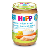 HiPP Zelenina s krůtím masem BIO 220 g