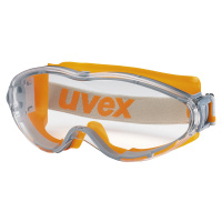 Uvex Uzavřené ochranné brýle ultrasonic, odolné proti poškrábání, nemlží se, šedá/oranžová, od 5