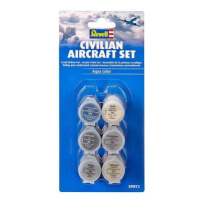 Sada barev Aqua Color 39072 - Civilian Aircraft Set (6 x 5ml)