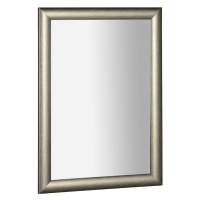 VALERIA zrcadlo v dřevěném rámu 580x780mm, platina NL393