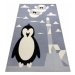 Koberec BCF FLASH Penguin 3997 - tučňák šedý