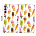 iSaprio Flip pouzdro Ice Cream Pattern pro Samsung Galaxy A55 5G