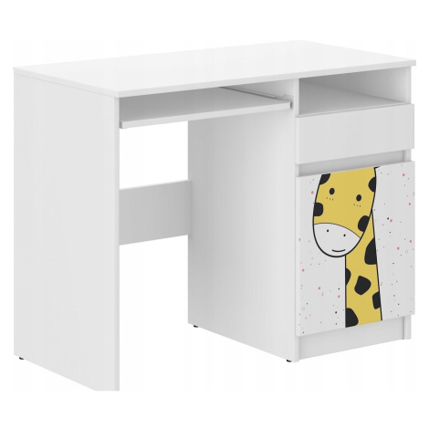 Dětský psací stůl s velkou žirafou 76x50x96 cm