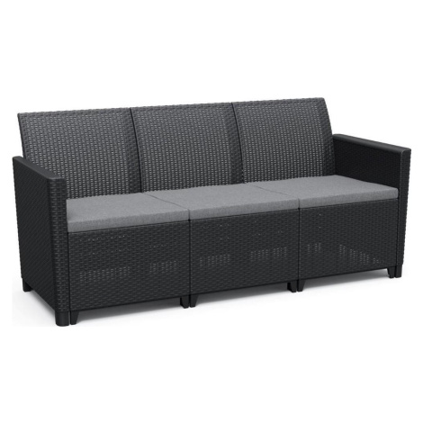Keter CLAIRE  SEATERS SOFA - grafit