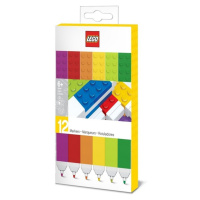 Lego® fixy, mix barev - 12 ks