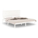 Rám postele bílý masivní dřevo 180 × 200 cm Super King, 3104819