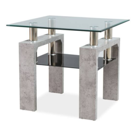Přístavný stolek LASO beton