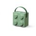 LEGO box s rukojetí - army zelená