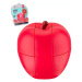 Hra hlavolam jablko 8cm dětská skládačka ovoce plast